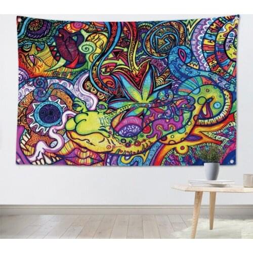Reggae Music Band Team Logo Cloth Poster Banners Four-Hole Flag Dormitory Bedroom Wall Decoration
