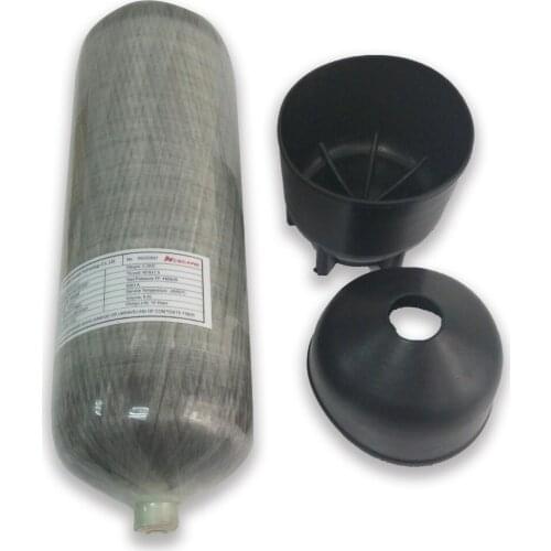 AC10991 Acecare 4500psi 30mpa 9L PCP Airsoft Tank Breathing/Carbon Fiber Diving Cylinder/Scuba Tank/Fill Air With Boots-F