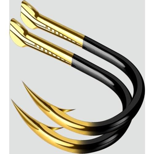 10pcs/Lot Fishing Hooks Fishhooks Fishing Accessories Supplies Lures Carp Fishing Tackle Barbed Colored Tungsten Alloy 15 Sizes