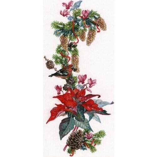 Embroidery A Christmas Star Cross Stitch Patterns for Christmas Ornaments with 100% Cotton Floss & Free Shipping for Wall Decor