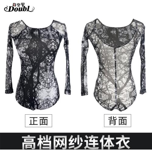 Latin dance costumse sexy latin dance leotard for women latin dancing jacket National Standard Dance wear S-3XL