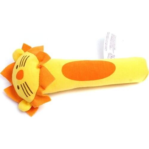 1pc Soft Stuffed Babys Grasping Toys Bibi Squeaker Rods Baby Toys Novelty Baby Animal Toy New Arrival High Quality JK677851