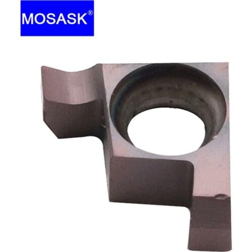 MOSASK GER 10pcs GER100-A ZP15 CNC Lathe Turning Tool General Material Grooving Machining Tungsten Carbide Inserts