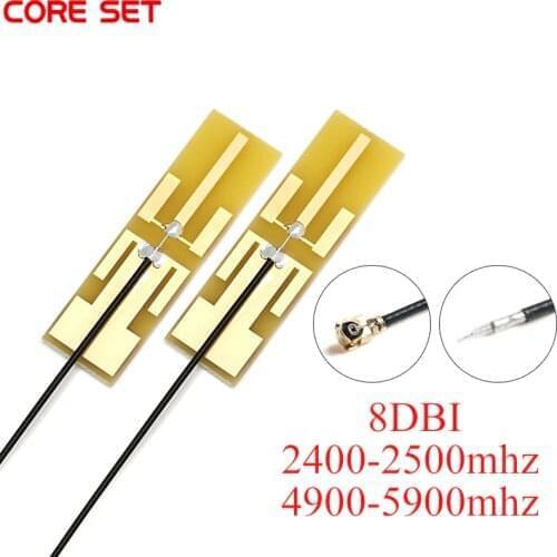 2 Pcs 2.4G/5.8G Dual Band Antenna 8DBI High Gain Internal PCB Aerial for WiFi Router WiFi Antenna