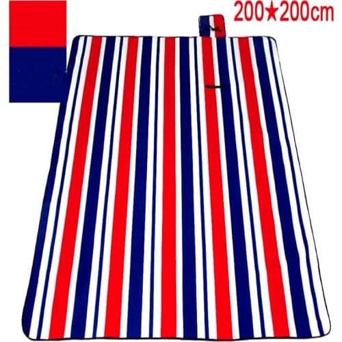 200x200cm Waterproof Foldable Outdoor Camping Mat Picnic Mat Plaid Beach Blanket Baby Climb Blanket Multiplayer Tourist Mat