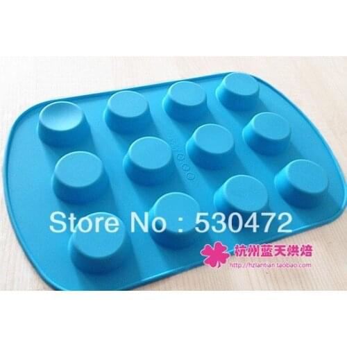 8 hole Cylindrical shape silicone Cake Mold soap mouldJ elly mold ice Cube 34.5*23*2.3M kitchen tools