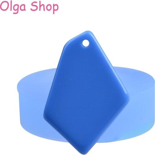 BYL249 Pendant Silicone Mold - for Cake Decorating Candy Chocolate Fondant Resin Polymer Clay Jewelry Key Ring Cabochon Charm