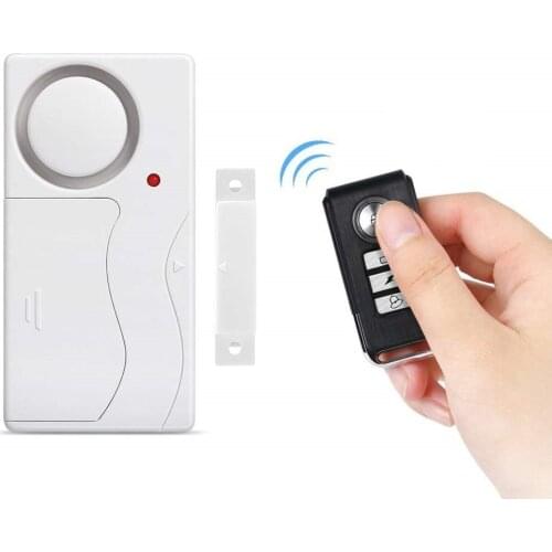 Awapow Door Alarm Wireless Remote Control Anti-Theft Door And Window Security Alarms Sensor