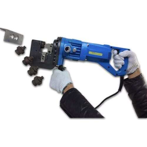 Electric Punch Machine Angle Steel Channel H Steel Stainless Steel Punching Machine Hydraulic Punching Machine Punching Tool