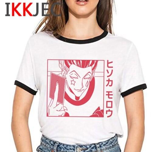 Hunter x Hunter Killua Zoldyck tshirt summer top women streetwear grunge harajuku kawaii tumblr t-shirt harajuku ulzzang