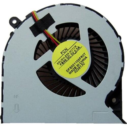 CPU Cooling Fan For Toshiba C850 C855 C870 C875 L850 L850D L870 L870D Cooler Laptop Fan DFS501105FR0T FB99 3PIN