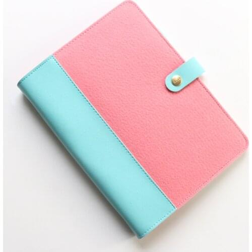 Cute new felt office school spiral diary notebooks stationery,candy student person binder planner agenda organzier gift,A5A6