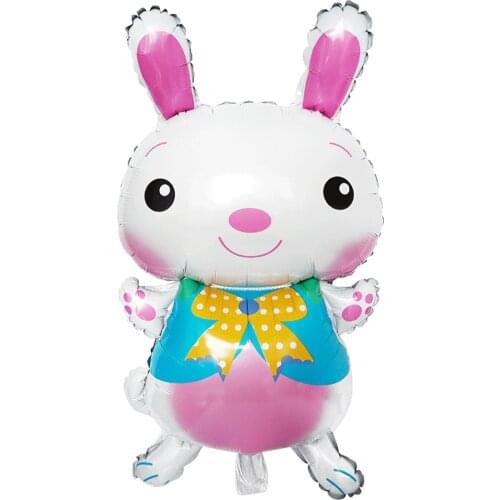 Cartoon animal balloon rabbit aluminum film hydrogen balloon children birthday party decoration wedding decoration balloon