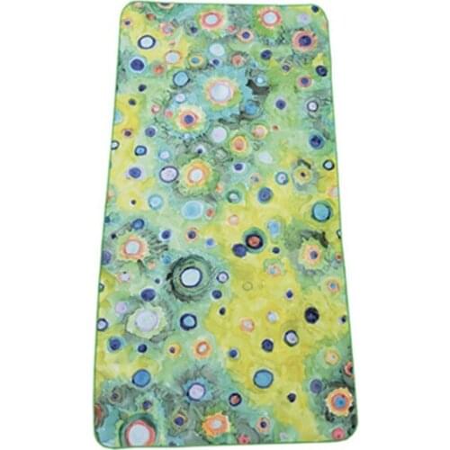 JUST two sides printed microfiber beach towel/mat for travel sports