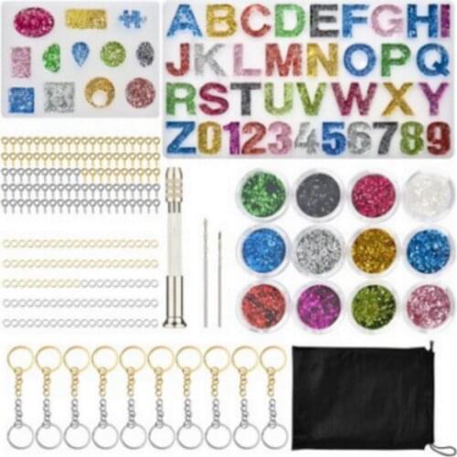 Silicone Reversed Letter Mold Sturdy Alphabet Number Mould Epoxy Resin Casting Mold Keychain Pendant Jewelry Diy Craft Clay Tool