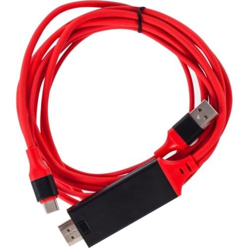 High Quality USB 3.1 Type C to HDMI Cable Adapter Converter Ultra HD 1080P 4k usb c to HDMI Cable for Samsung S8