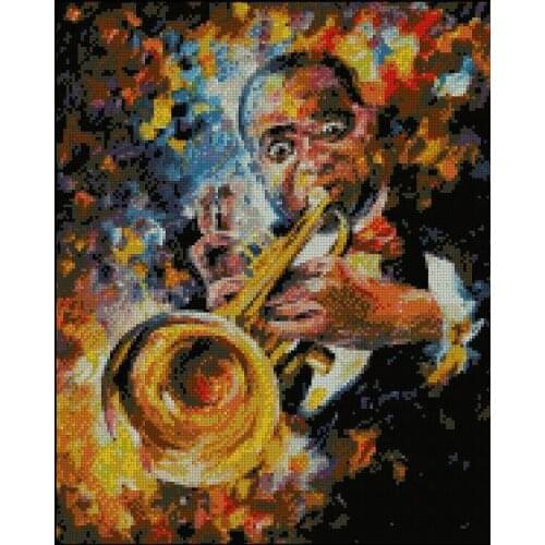 Top Quality counted cross stitch kit Orchestra musician music, oil painting cross stitch