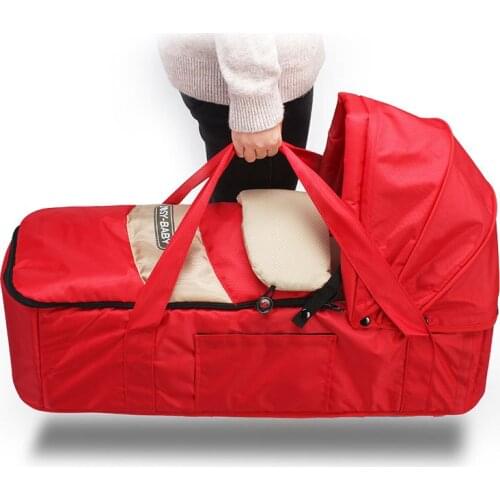 Red color winter baby crib thicker carrycot infant carrier snuggle nest baby infant crib infant sacca transporter