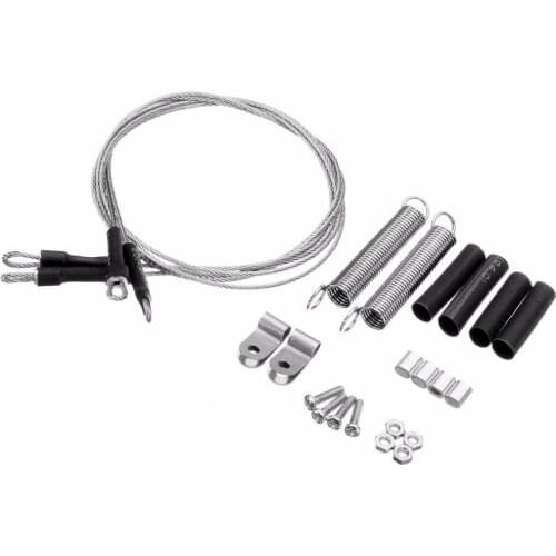 1 Set Stainless Steel Wire Rope Limb Riser Kit DIY Spare Parts For 1:10 D110 Axial RC Car Crawler Accessories