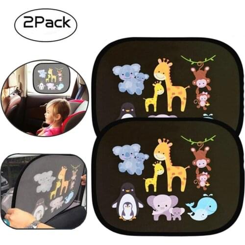 Creative Design Car Sun Shades Car Window Shades for Rear and Side Window Car Heat Shield Protect Baby Window Shade Wholesale