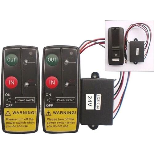 50Ft Auto Wireless Console Winch Remote Control Car Manual Transmitter Button Console For Car Atv Suv Truck