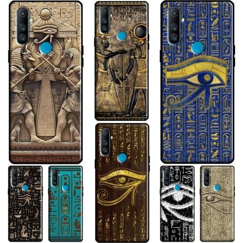 Sacred Eye of Horus Egypt Fresco For OPPO Realme 8 Pro 7 6 GT Neo C3 C11 C15 Q3 Pro Phone Case For OnePlus 8 9 Pro 8T Nord