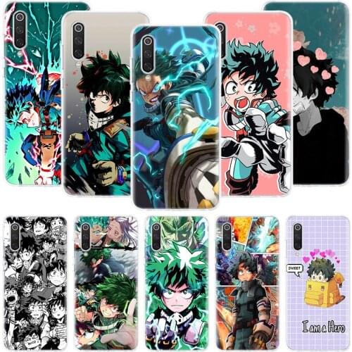 My Hero Academia Izuku Deku Phone Case For Xiaomi Redmi Note 10 9 8 Pro 9S 8 8T 7 6 5 6A 7A 8A 9A 9C 4X S2 K20 K30 Art Cover Coq