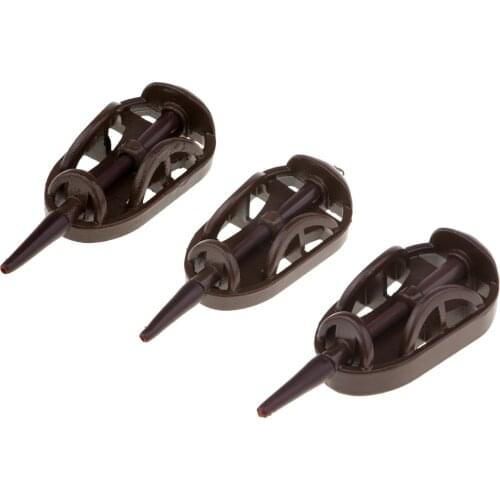 Carp Fishing Inline Flat Method Feeder 30g / 40g / 50g with Bead Set Fishing Tools