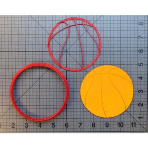 Basketball Fondant Biscuit Mould Cutting Mould Cartoon Mould Cake Baking Tool Pattern Steamed Bread Household Grinding Tool