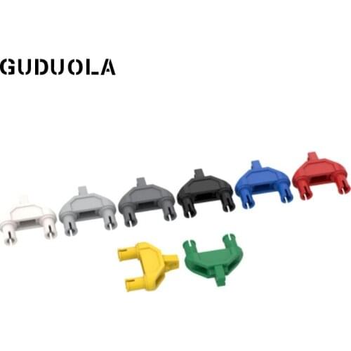 Guduola Technic Connector 3x1x3 with Two Pins and Click Hinge (47973) Techinic Part Building Block MOC Build 20pcs/LOT
