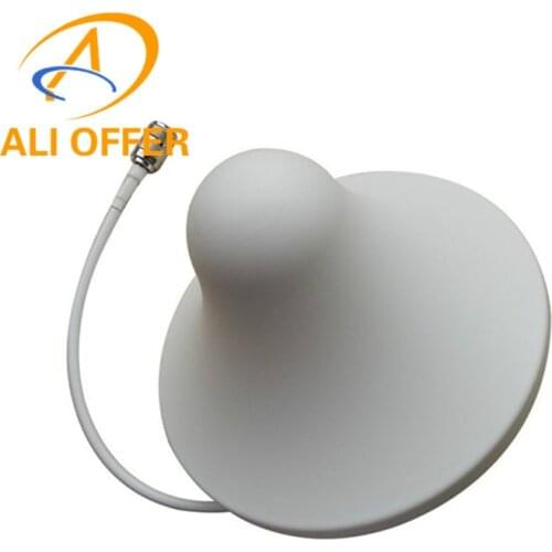 800-2500MHz Dome Antenna,3dBi Omni Ceiling Antenna,Mobile Signal Booster Repeater Amplifier Antenna