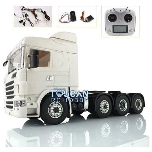 1/14 Sca Metal 8*8 LESU Chassis Hercul R730 Cab Tractor Truck Radio Light THZH0674-SMT4