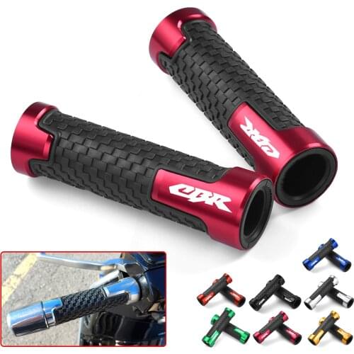 Motorcycle Hand grips CNC Throttle Handlebar Rubber Grips For Honda CBR600RR CBR900RR CBR1000RR CBR 600RR 900RR 929RR 1000RR 600