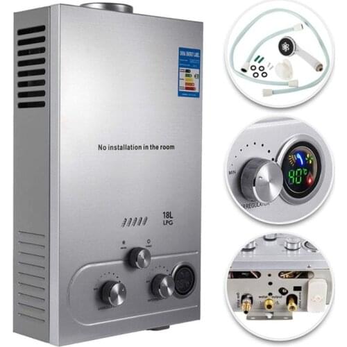 18L wall-mounted liquefied gas water heater household intelligent automatic quick water heater for bathing