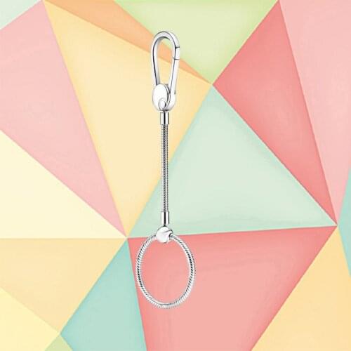 2021 Fall New Style 925 Sterling Silver Moments Medium Handbag Pendant Keychain Series Female Fashion Diy Party Accessories