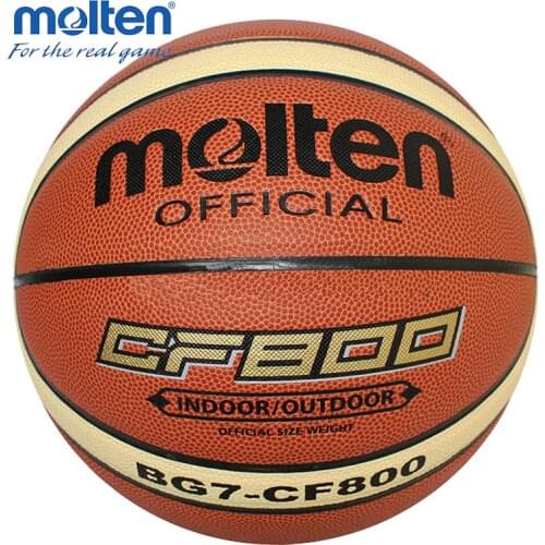 Original Molten Baketball Ball CF-800/CF-200 Official Size 7 Mens Basketball With Ball Needle