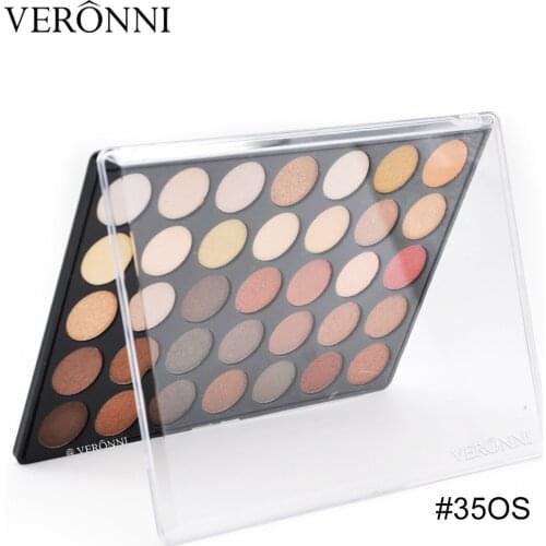 VERONNI Beauty Glazed Eyeshadow Pallete Matte 35colors Shimmer Glitter Waterproof Eye Makeup for Women Girls Kids Stuff Palette