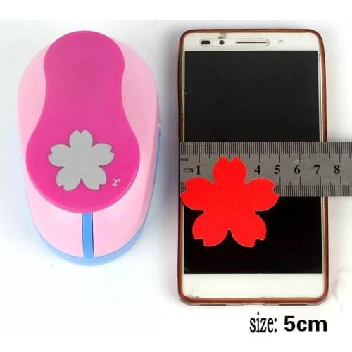 5/8"-3"sakura punch perforadora de papel Cherry blossoms foam punch cortador de papel de scrapbook furador de papel furador eva