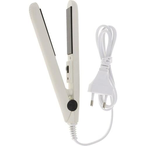 Pro Mini Ceramic Hair Straightener Straightening Curler Flat Iron EU Plug
