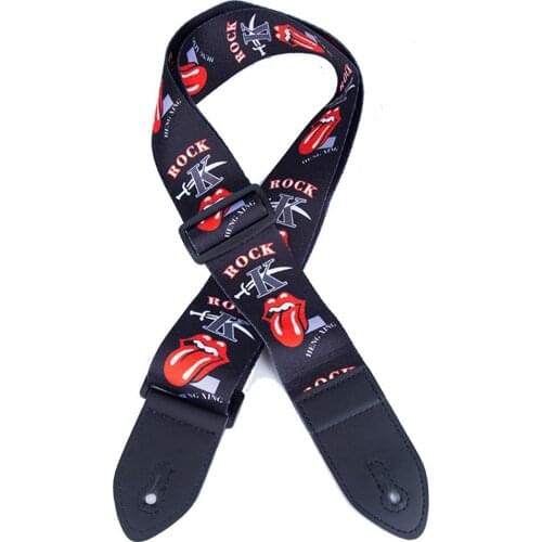 Adjustable And Widened Printed Guitar Straps A Variety Of Styles To Choose From Electric Guitar Musical Instrument Accessories