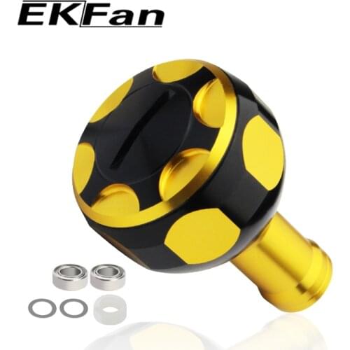EKFan New Diameter 26mm Fishing Reel Handle Knob With Bearings Fit For 7mm*4mm*2.5mm Shaft Fishing Reel Tool For Spinning Reel