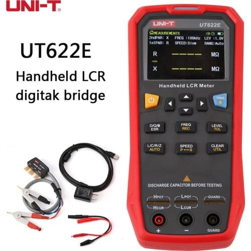 UNI-T UT622E / UT622C / UT622A Handheld LCR Meter Industrial Parts Inductance Rsistance Capacitance Tester Multimeter