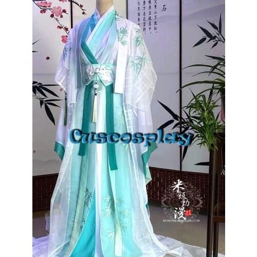 Anime Tian Guan Ci Fu Shi Qingxuan Qi Rong Cosplay Costume Villain Self-Rescue System Shen Yuan Hanfu Halloween carnival Outfit