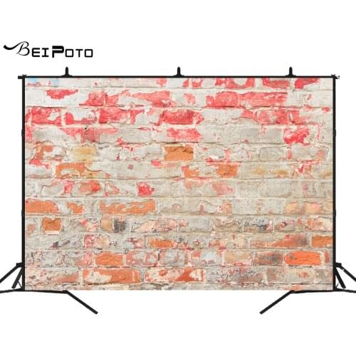 BEIPOTO Pink brick wall photography backdrops party decor photo background baby shower studio props Photographic photo booth