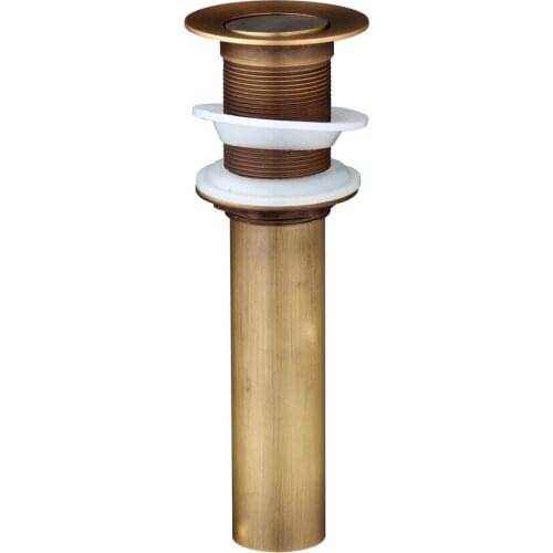 E-pak 5707-1 MONITE Drain New Brand Retro Antique Brass Bathroom/Kitchen Sink W/O Overflow Drain Floor Drain Bath Drains