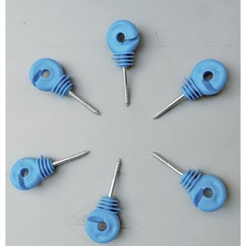 100PCS/Set Electric Fence Charger High Voltage Pulse Insulation Hook For Electronic Fence Animal Poultry Farm Fencing Shepherd