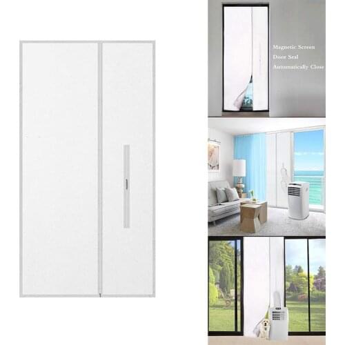 Mobile Air Conditioner Sealing Cloth Zipper Screen Door Seal Window Sliding Door Seal Baffle Window Sealing Kit