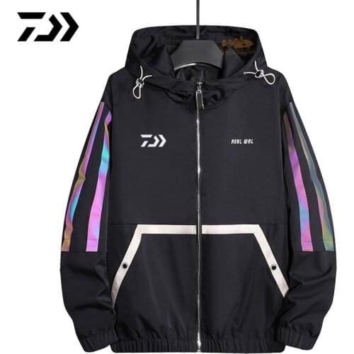 Fishing Suit Men Spring Autumn Thin Fishing Clothing Hooded Sports Hiking Fishing Jacket Outdoor Clothes Fishing Wear