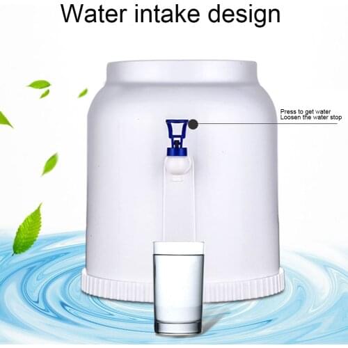 Household Desktop Water Dispenser Drinking Fountain With Water Barreled Bucket Holder Press Pumping Device For Home Office Stude