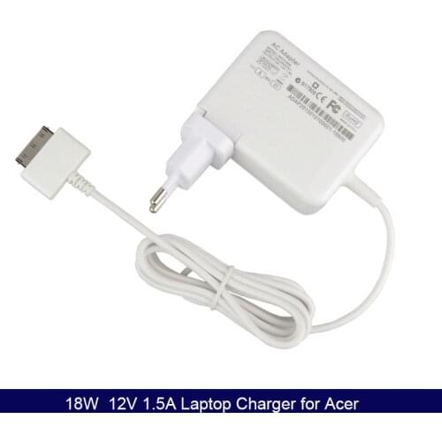 New AC Power Adapter Charger For Acer Iconia Tab W510 W510P W511 W511P 18W 12V 1.5A Laptop Charger Adapter Acer